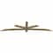 Ekena Millwork Alberta Rough Sawn Timber Gable Bracket, Douglas Fir, 96"W x 24"H x 2"D x 4"F, 6/12 Pitch GBW096X24X0204ALB00RDF - alternate 5